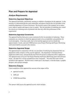 Software Process Improvement SCAMPI: Standard CMMI Appraisal Method for Process Improvement