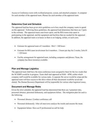 Software Process Improvement SCAMPI: Standard CMMI Appraisal Method for Process Improvement