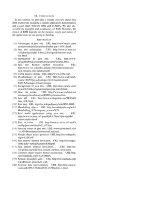 Java RMI Detailed Tutorial | PDF