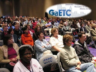 What’s a bliki and should I use it in my classroom?
Me at GAETC 2005
to featured speaker David Warlick
 