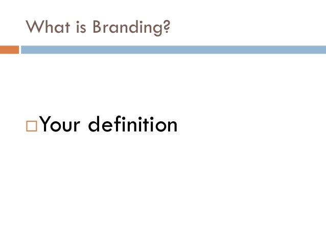 personal brand definition