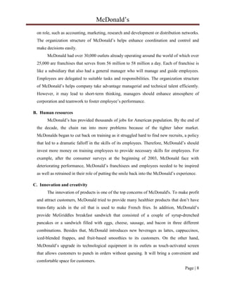 Final mc donald | DOCX
