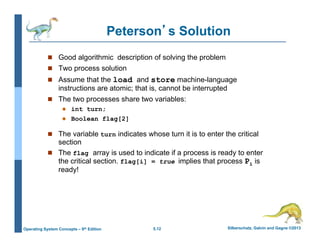 Operating System Chapter 5 Process Synchronization | PDF