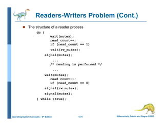 Operating System Chapter 5 Process Synchronization | PDF