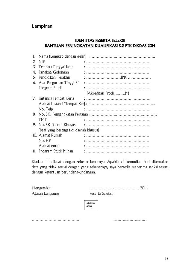 Contoh Surat Permohonan Bantuan Tenaga Pendidik