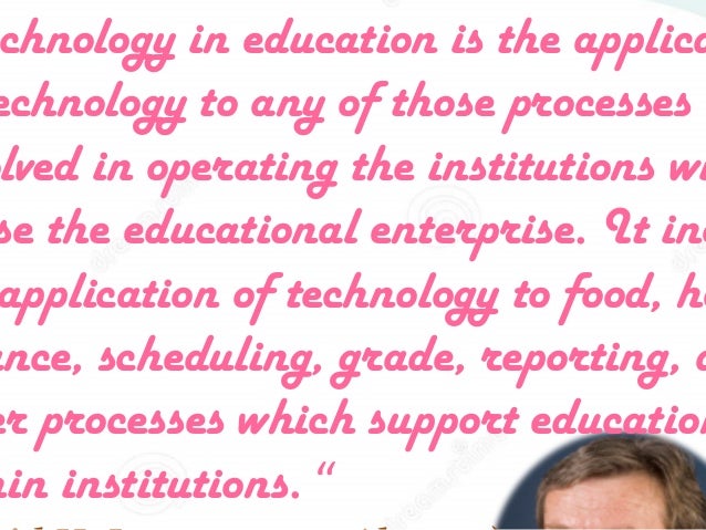 importance of technology in education pdf