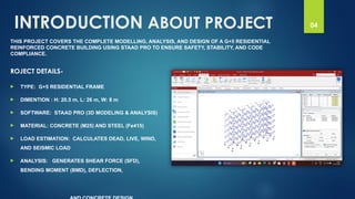 Comprehensive Analysis and Design of G+5 Residential Building Using ...