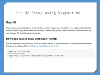 ├── 02_Setup using Vagrant.md
 