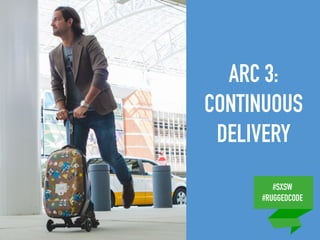 #SXSW
#RUGGEDCODE
ARC 3:
CONTINUOUS
DELIVERY
 