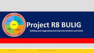14 October 2022 Department of Education Region VIII 1
Project R8 BULIG
Building and Upgrading Learning Interventions and Gains
 