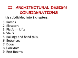 Accessible Environment For The Persons with Disabilities | PPT