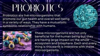 Probiotics - Presentation on health benefits of Probiotics | PPTX
