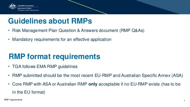 Changes In Rmp Rmp Template Ema – Ema Rmp List – RMGD
