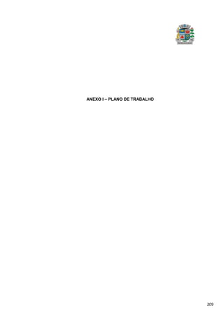 209
ANEXO I – PLANO DE TRABALHO
 