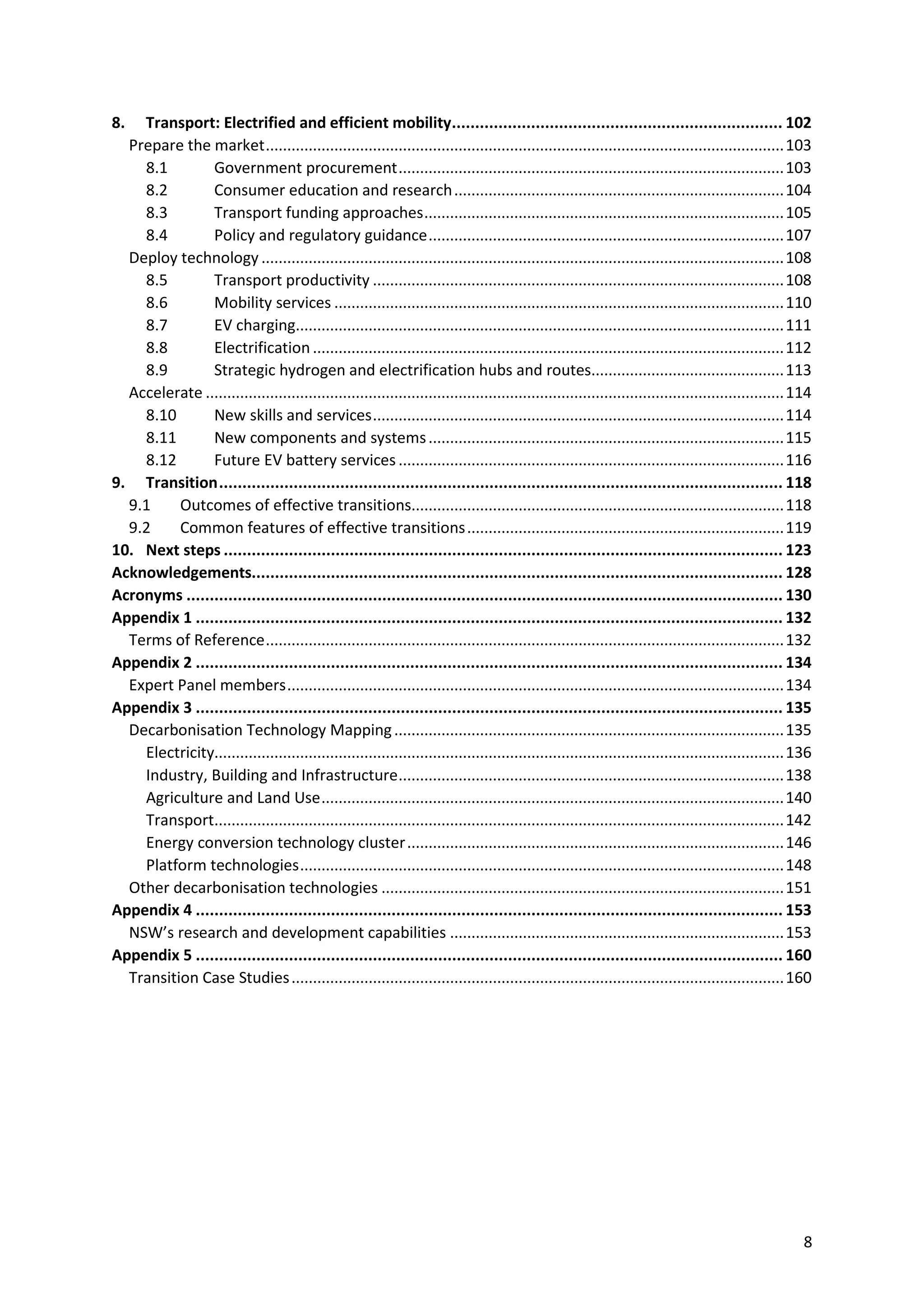 Decarbonisation Innovation Study | PDF