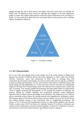 IOT - Thesis Report about Home Automation System | PDF