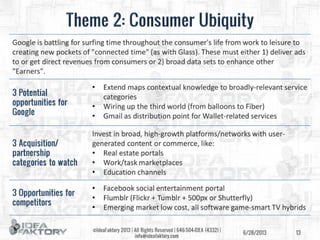 Google Strategy Deep Dive - June 2013