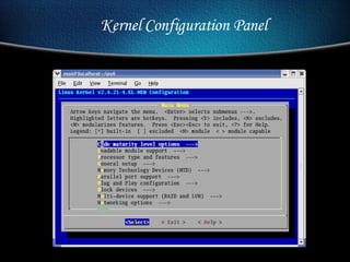 Kernel Configuration Panel 