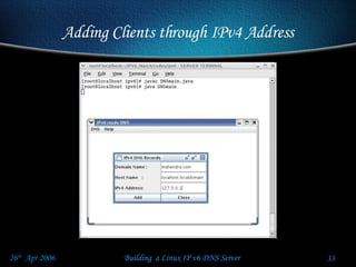 Adding Clients through IPv4 Address 