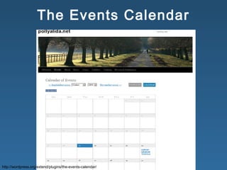 The Events Calendar
http://wordpress.org/extend/plugins/the-events-calendar/
 