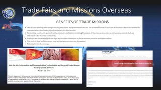 Trade Fairs and Missions Overseas
 