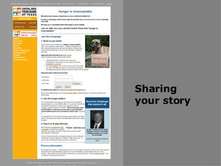 Sharing your story 