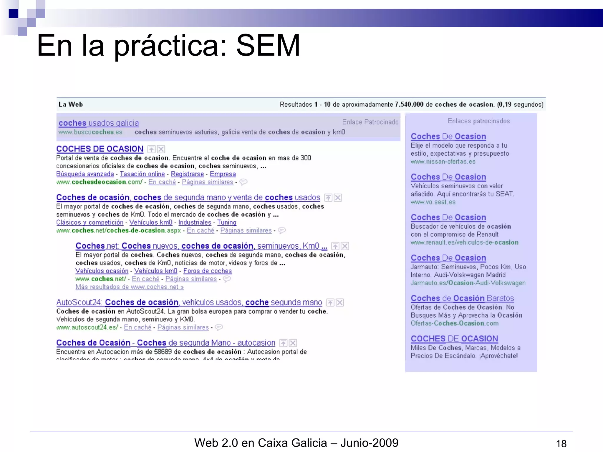 En la práctica: SEM 