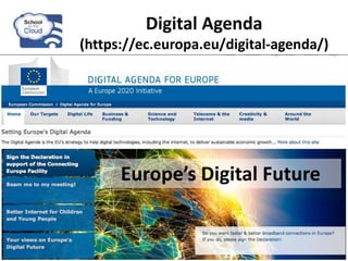 Digital Agenda
(https://ec.europa.eu/digital-agenda/)
Europe’s Digital Future
 