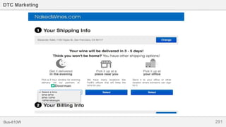 291Bus-810W
DTC Marketing
Reinventing the Delivery Experience
 