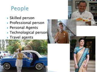 Major service encounter that extremely delighted or disappointed are:Check – in.Bell person carrying luggage to the room.Food.Wake up callCheck out.Process