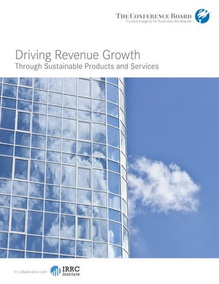 Driving Revenue Growth
Through Sustainable Products and Services
In collaboration with
 