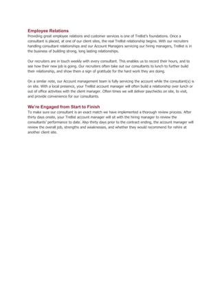 Client Overview Staffing