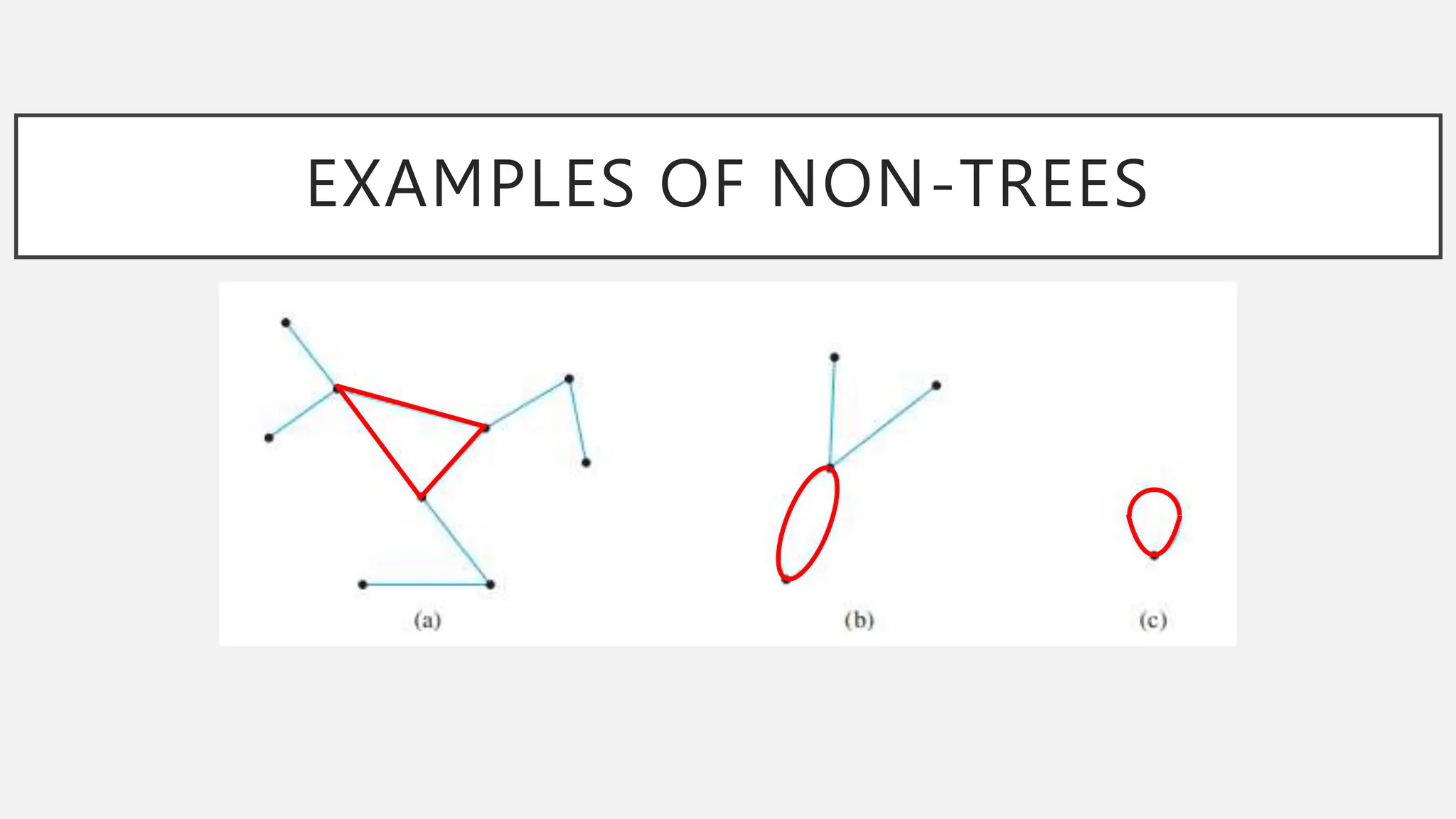 EXAMPLES OF NON-TREES
 