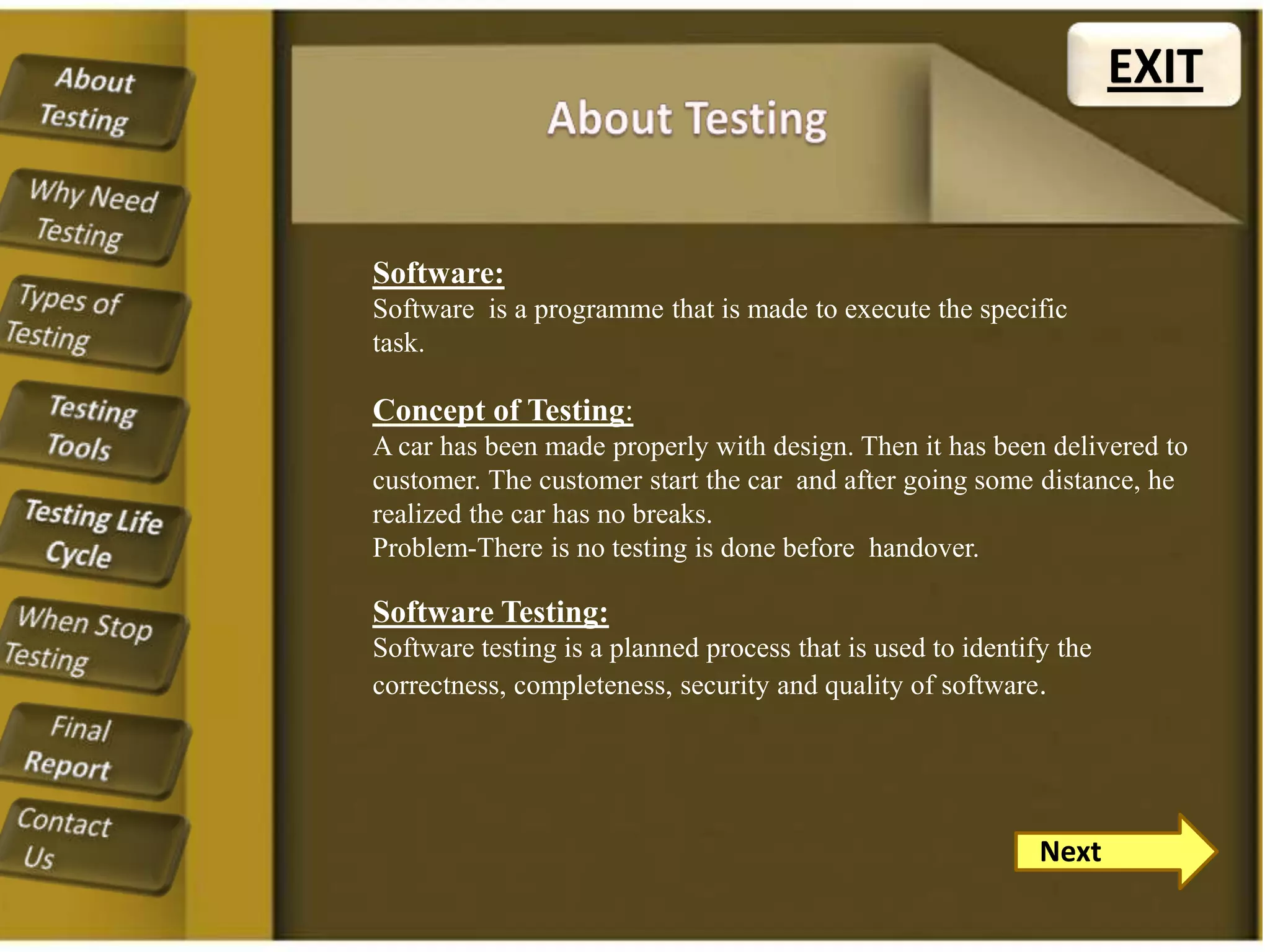 Software Testing presentation | PPT