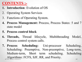 Thread Fcfs final-unit-4-spos-2023.pdf for study comp | PDF