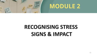 HANDLE WORKPLACE STRESS MANAGEMENT TRAINING | PPTX
