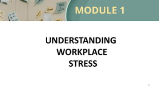HANDLE WORKPLACE STRESS MANAGEMENT TRAINING | PPTX