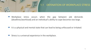 HANDLE WORKPLACE STRESS MANAGEMENT TRAINING | PPTX