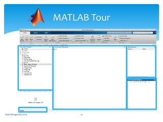 MATLAB Tour

Sulaf Almagooshi, 2013

13

 
