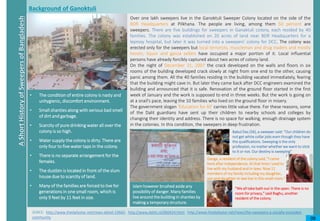 Sweeper Community Report on Ganaktuli Sweepers colony, Hazaribagh, Dhaka, Bangladesh. | PPTX