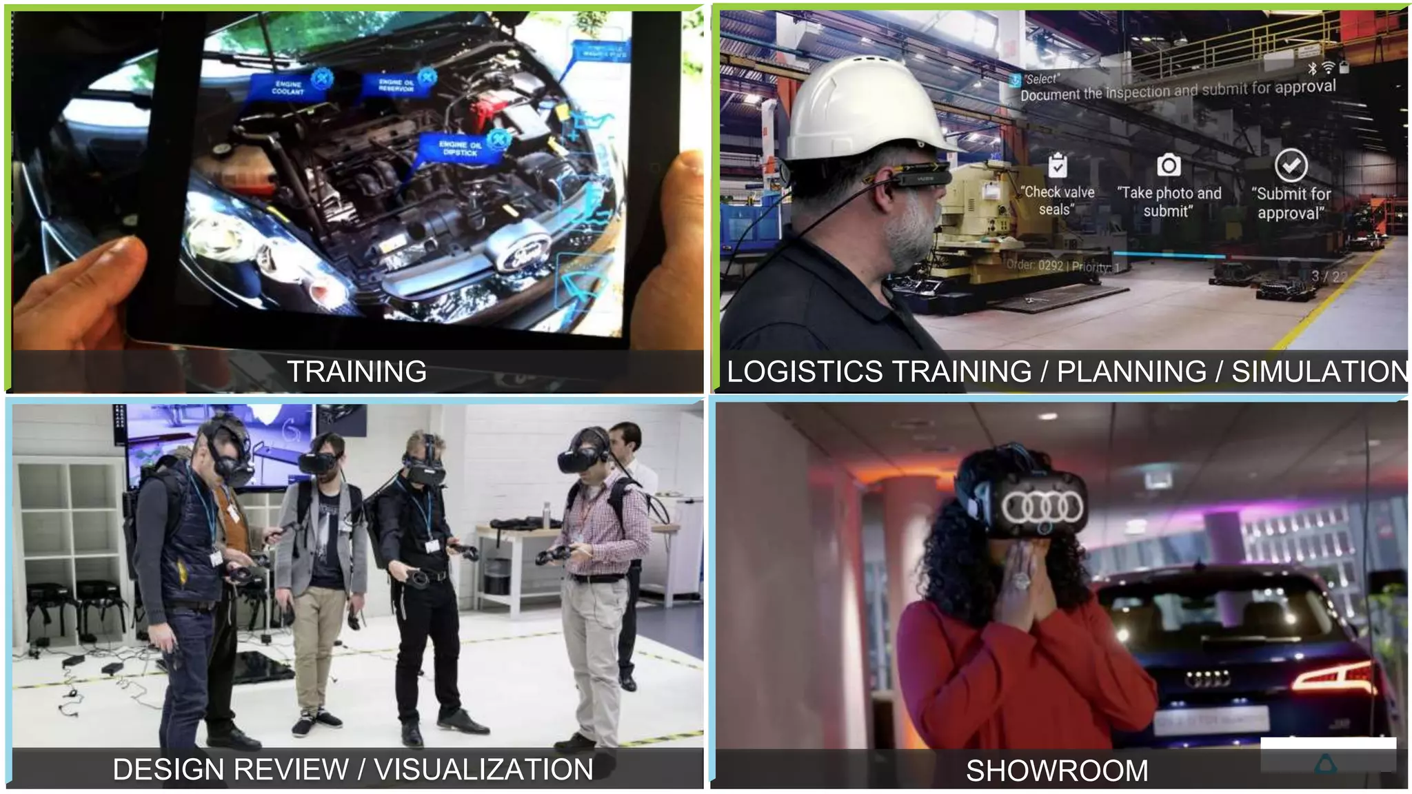 DESIGN REVIEW / VISUALIZATION SHOWROOM
TRAINING LOGISTICS TRAINING / PLANNING / SIMULATION