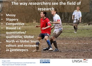 Building a research culture in a #highered institution | PPTX