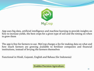 Farm-to-Fork Tech-churning Agriculture Value Chain in India | PPTX