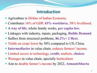 Farm-to-Fork Tech-churning Agriculture Value Chain in India | PPTX