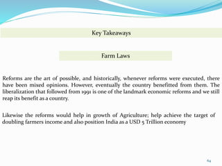 Farm-to-Fork Tech-churning Agriculture Value Chain in India | PPTX