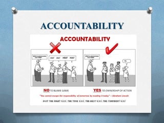 ACCOUNTABILITY
 