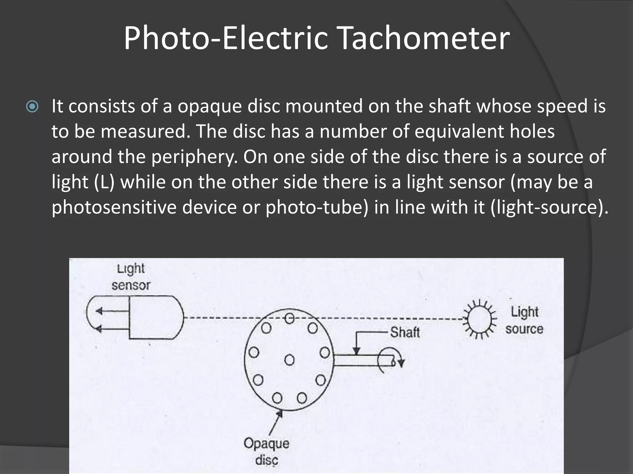 Tachometer Physics Tachometer | PPTX