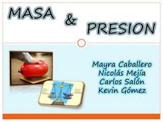 Mayra Caballero
Nicolás Mejía
Carlos Salón
Kevin Gómez
 