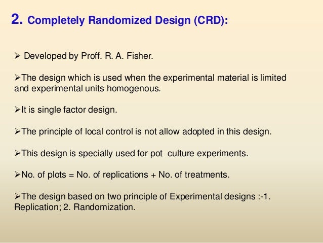 Experimental design in Plant Breeding