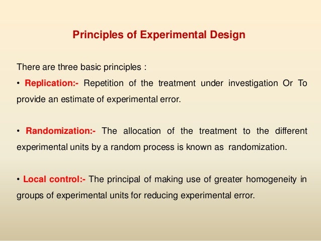 36 Creative Basic principles of experimental design in research methodology ppt for Furniture Decorating Ideas